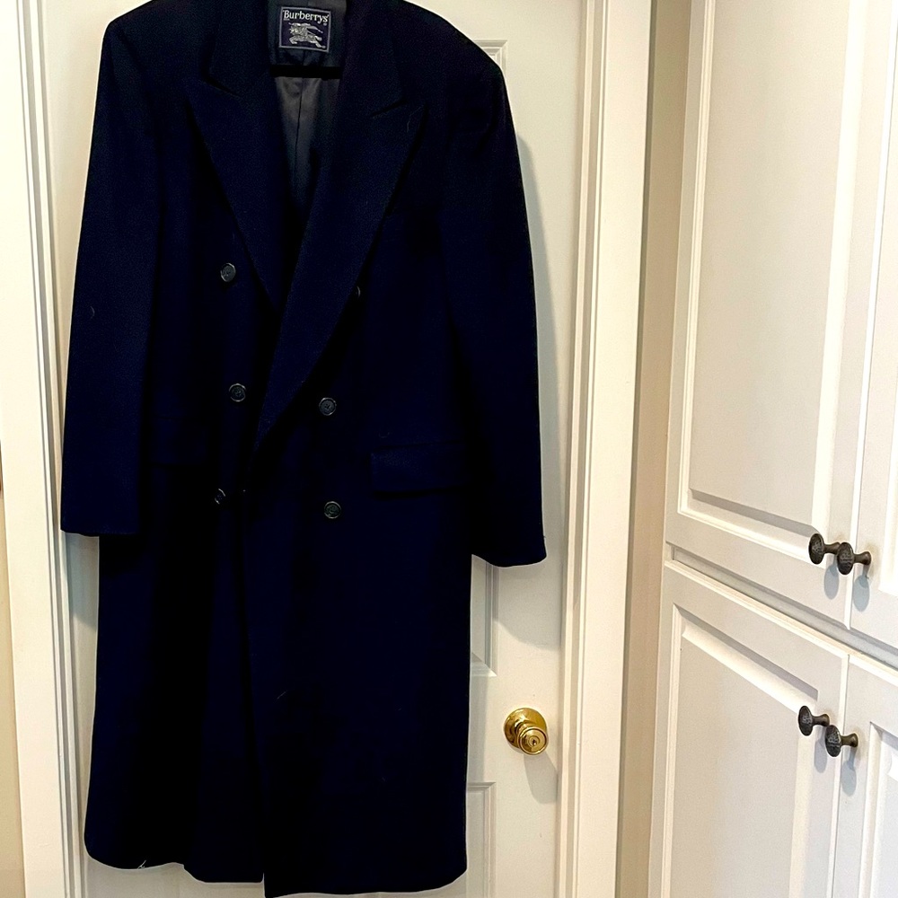 Burberry 100% wool king double breasted coat